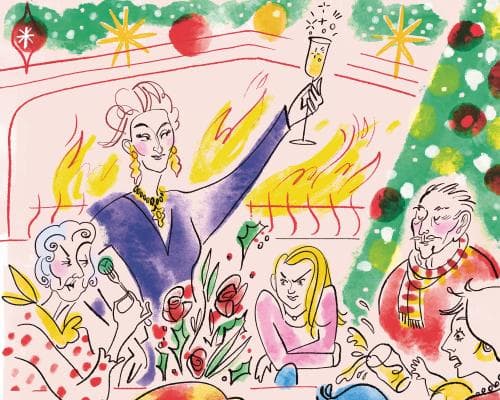 Christmas dinner in a restaurant or kitchen carnage at home?