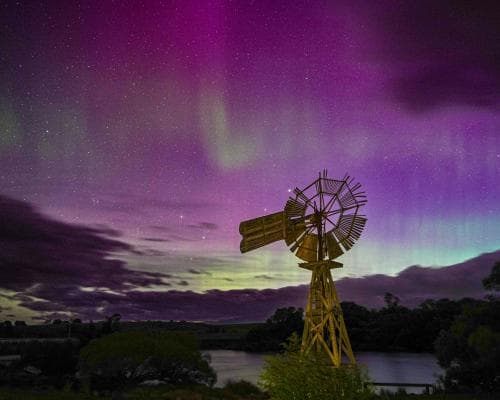 Stunning aurora australis lights up sky above New Zealand and Australia after ‘cannibal’ solar storm